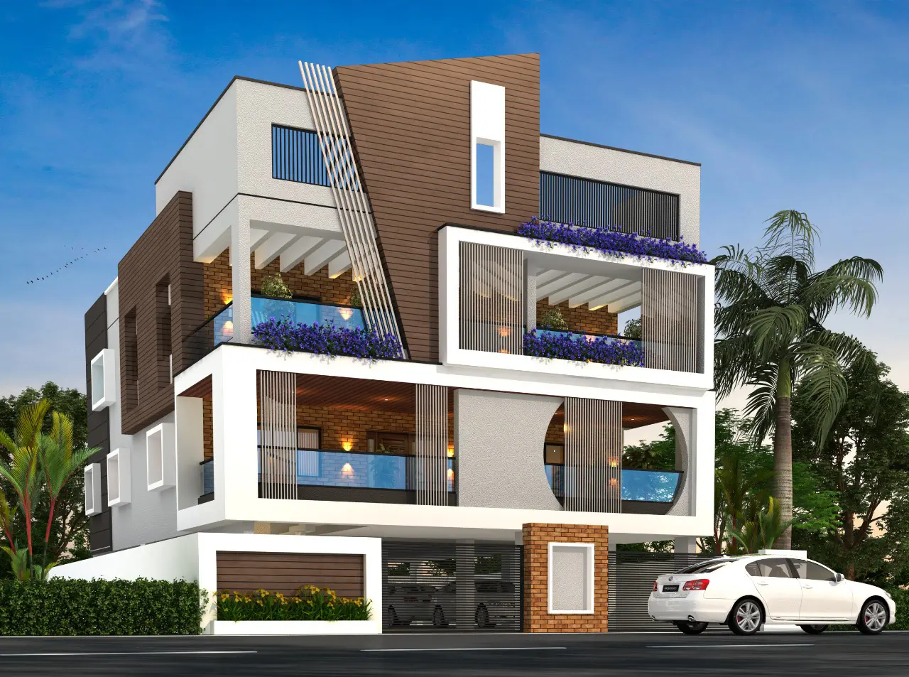 Featured Project: Minimalist bathroom interior render