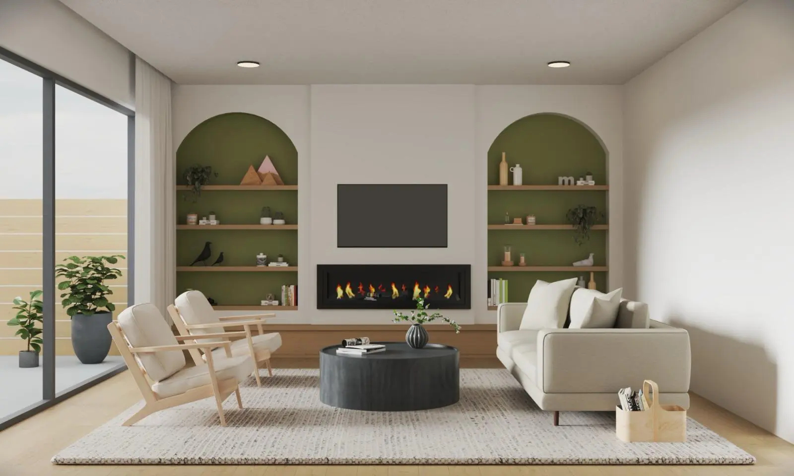 Featured Project: Modern living room interior design render