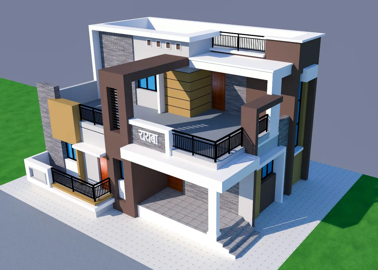 Featured Project: Minimalist bathroom interior render